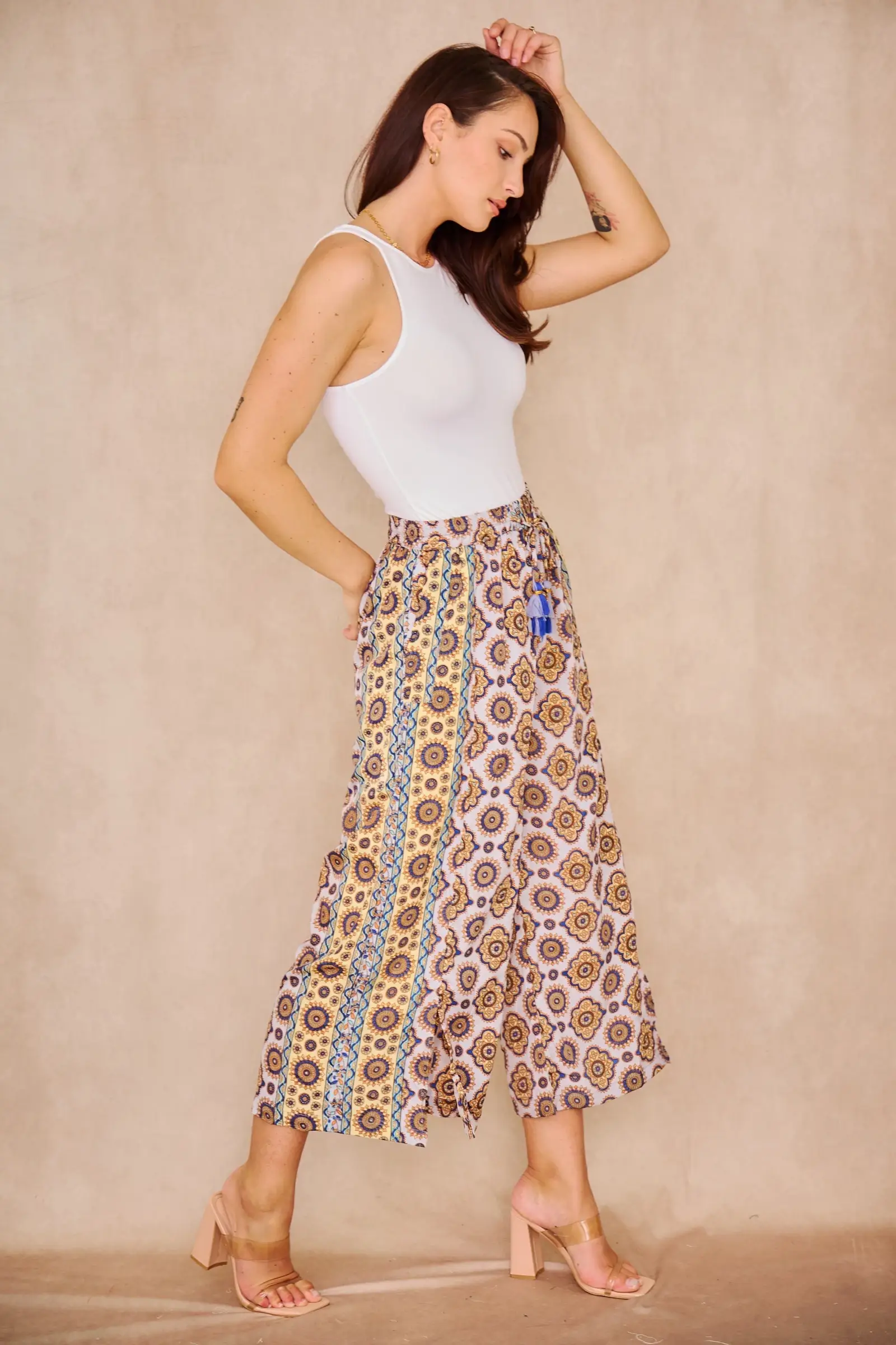 2095 Flydende silke bukser - Orice for engroshandel på Faire3