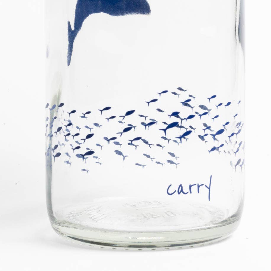 Carry Bottles - Wholesale Water Bottle - Glass water bottle - CARRY Bottle OCEAN LOVER 0.4l5