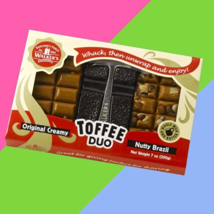 Walker's Nonsuch Toffee Duo Hammer Pack 1x200g for wholesale by Gaffney's Sweets & Treats Wholesale