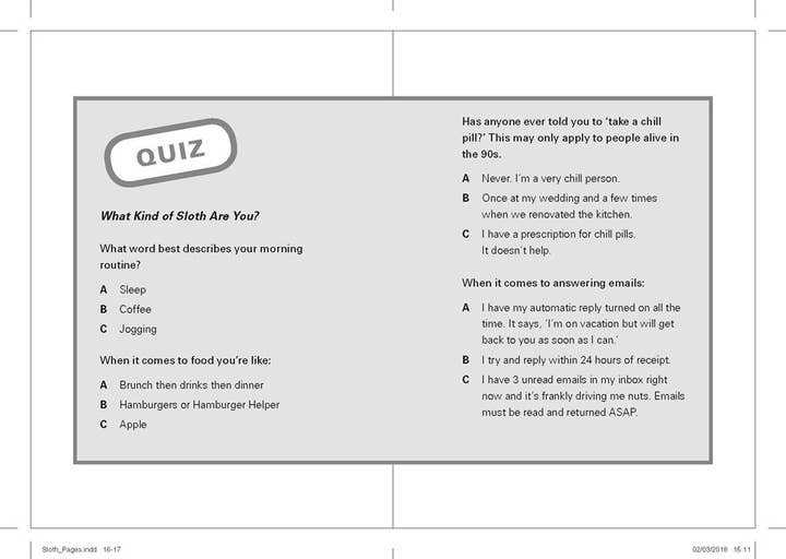 HarperCollins - Wholesale Humor Book - Little Book of Sloth Philosophy, The: Jennifer McCartney3