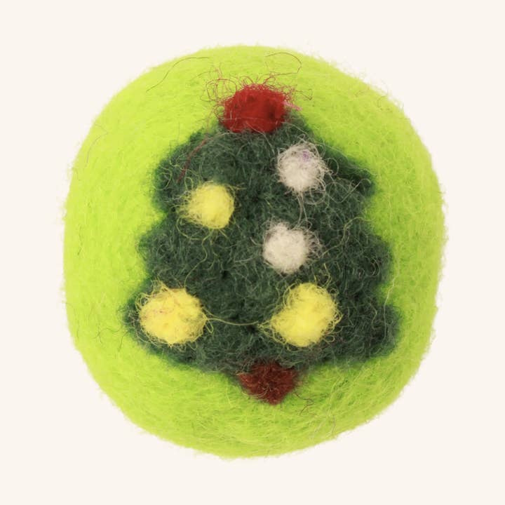 Handmade Wool Christmas Tree Cat Toy for wholesale by Moricat