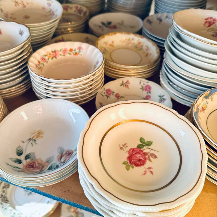 The Delicate Dish - Wholesale Bowl - Vintage Mismatched China Bowls 5