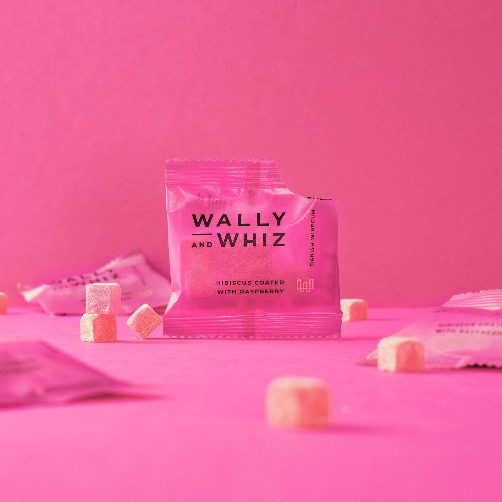 Wally and Whiz - Wholesale Gummy - Hibiscus with raspberry - 30 bags, 330g