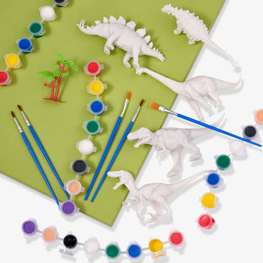 The Twiddlers - Vendita all'ingrosso Kit per lavoretti fai da te - Bambini - Kit da 15 pezzi Paint Your Own Dinosauri, include statuette5