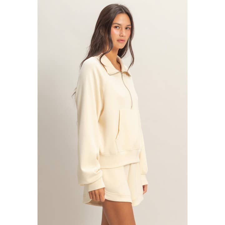 HYFVE - Wholesale Sweatshirt - Women's - Half-Zip Collar Pullover46