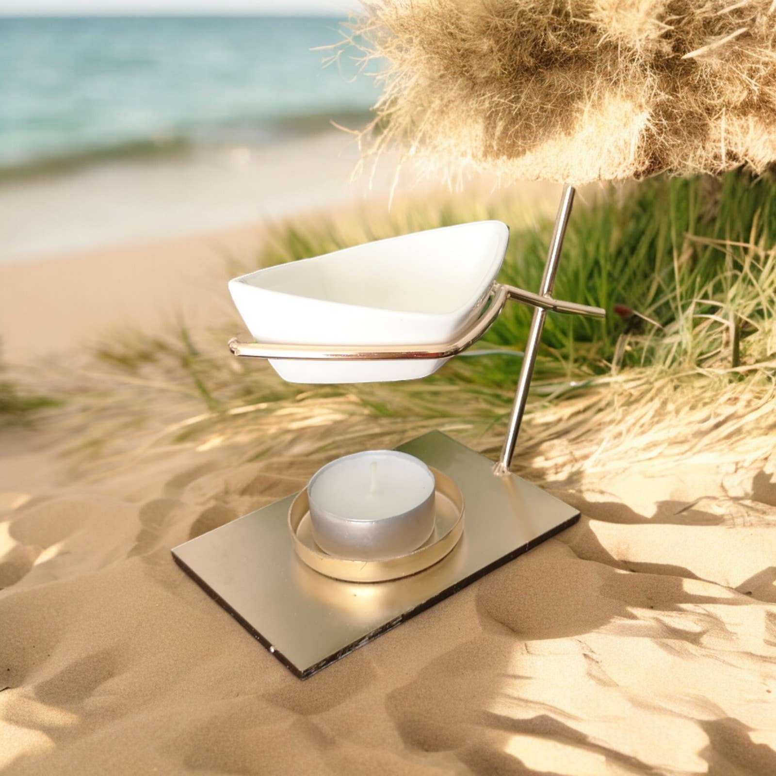 Zen'Arôme – Aquecedor de fragrâncias por atacado – Difusor de Óleo e Queimador de Cera Perfumada de Metal e Cerâmica10