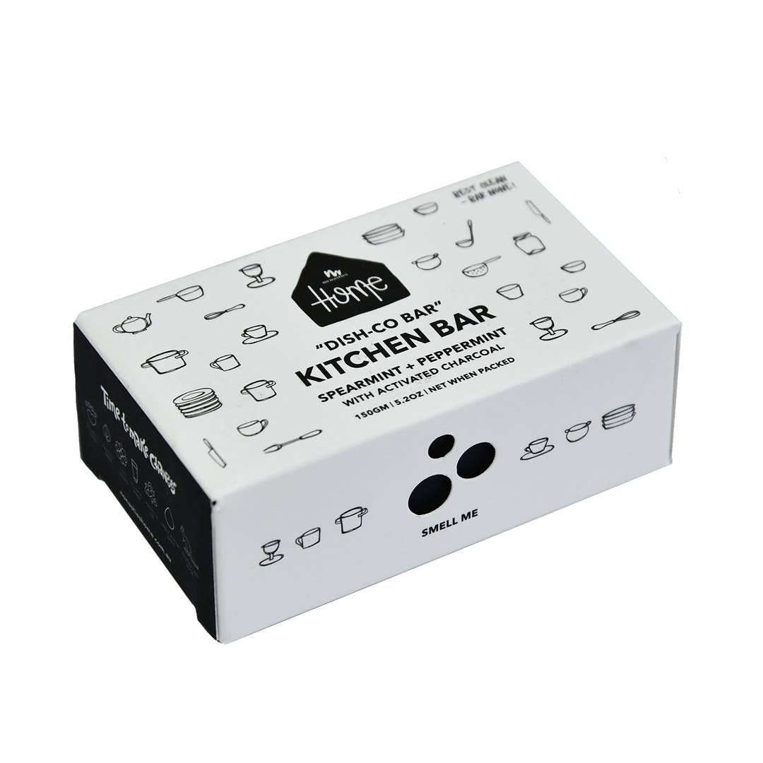 no nasties kids - Wholesale Dish soap - Spearmint + Peppermint Solid Dish-co Bar | 150g bar5