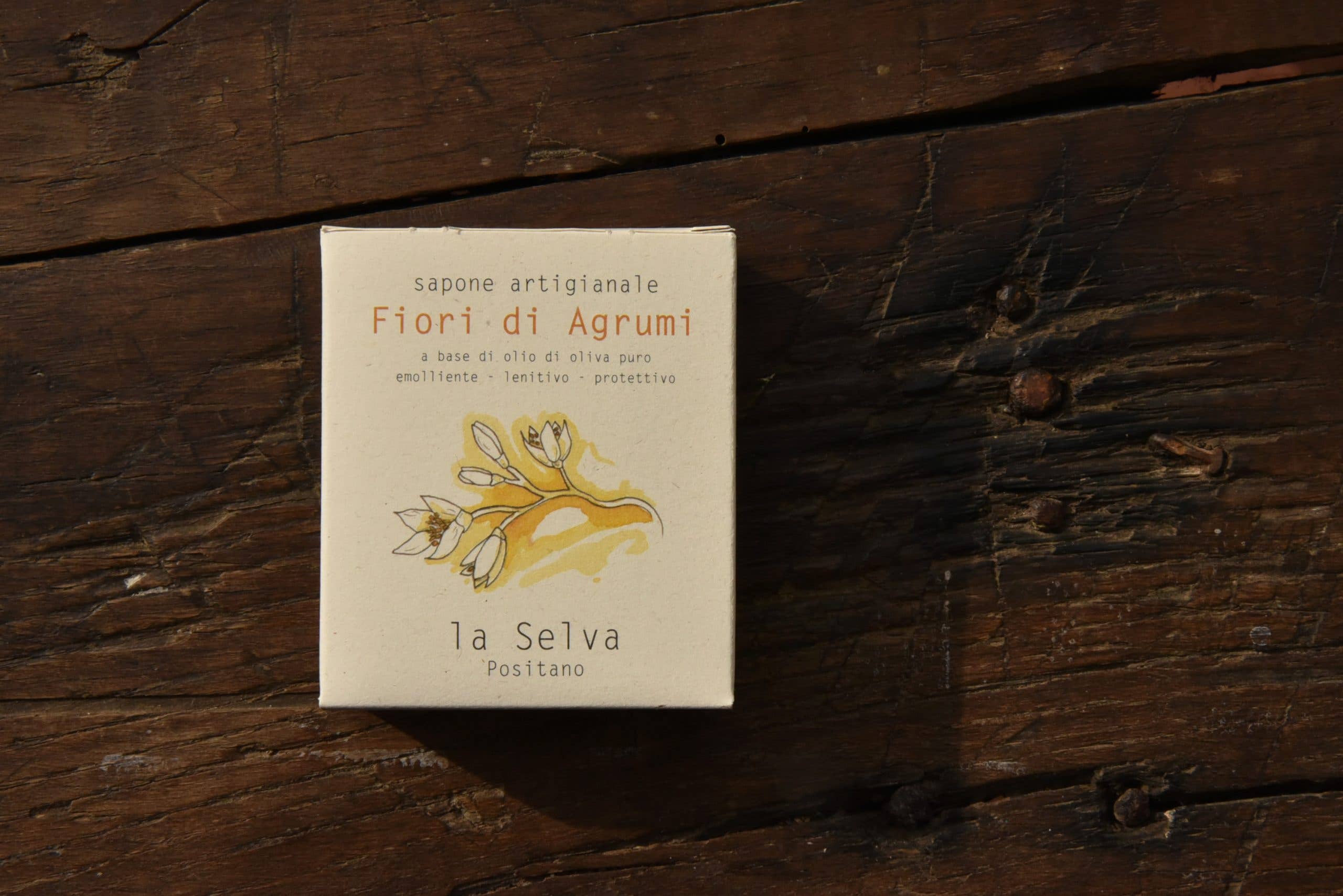 La Selva Positano Cosmetici Naturali – wholesale Tvål – Fast tvål med citrusblommor2
