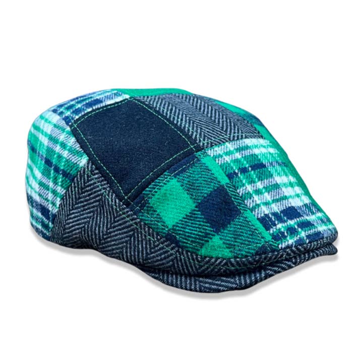 The Slainte Boston Scally Cap - Patchwork Edition for wholesale by Boston Scally