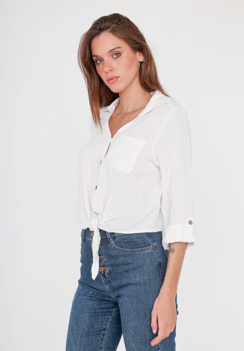 LINEN & COTTON HOUSE – Großhandel Bluse – Damen – Leinenweste 3025 MY VEST9