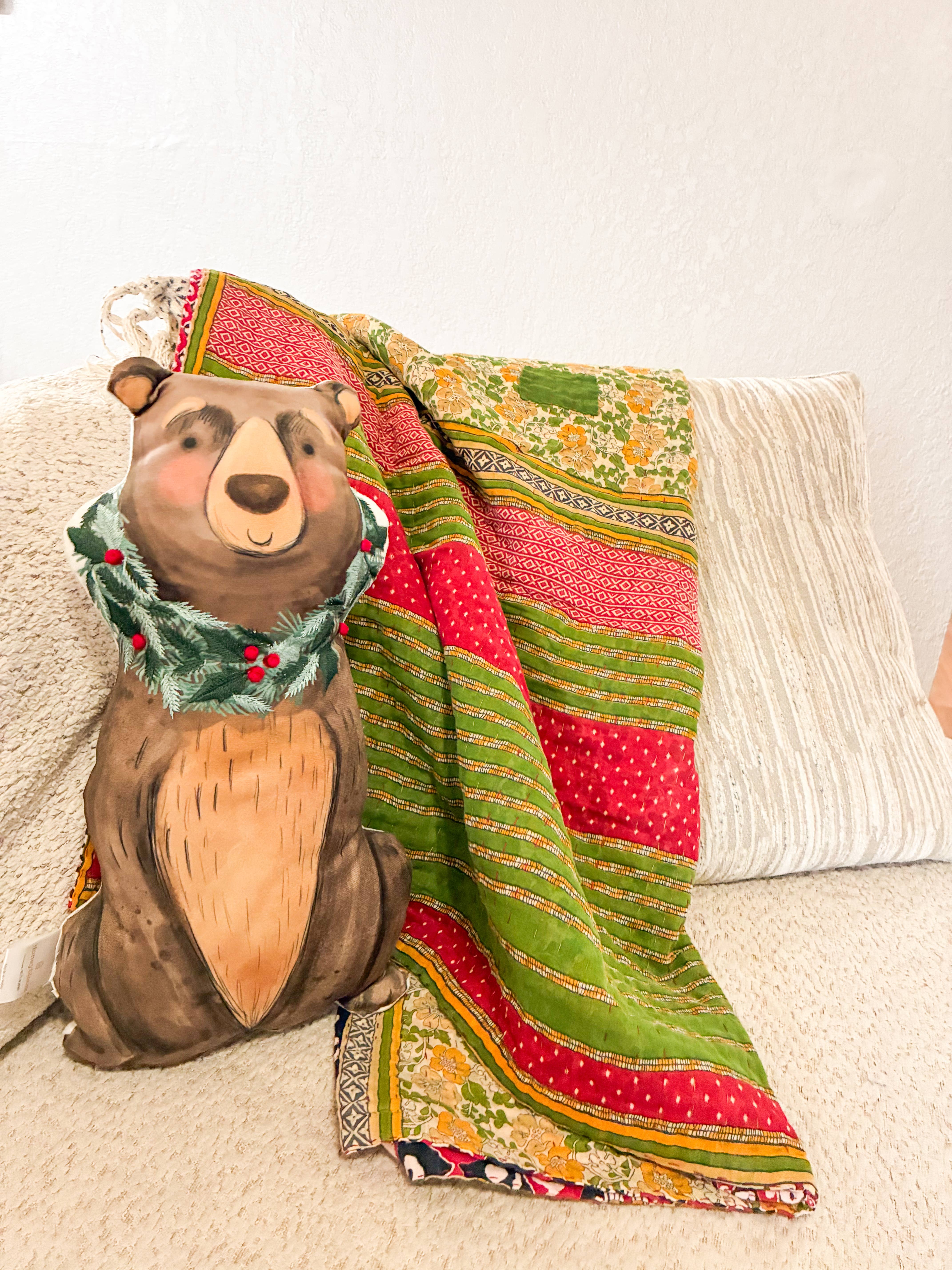 Asha Project - Wholesale Throw Blanket - Kantha Throw Blanket | Christmas1