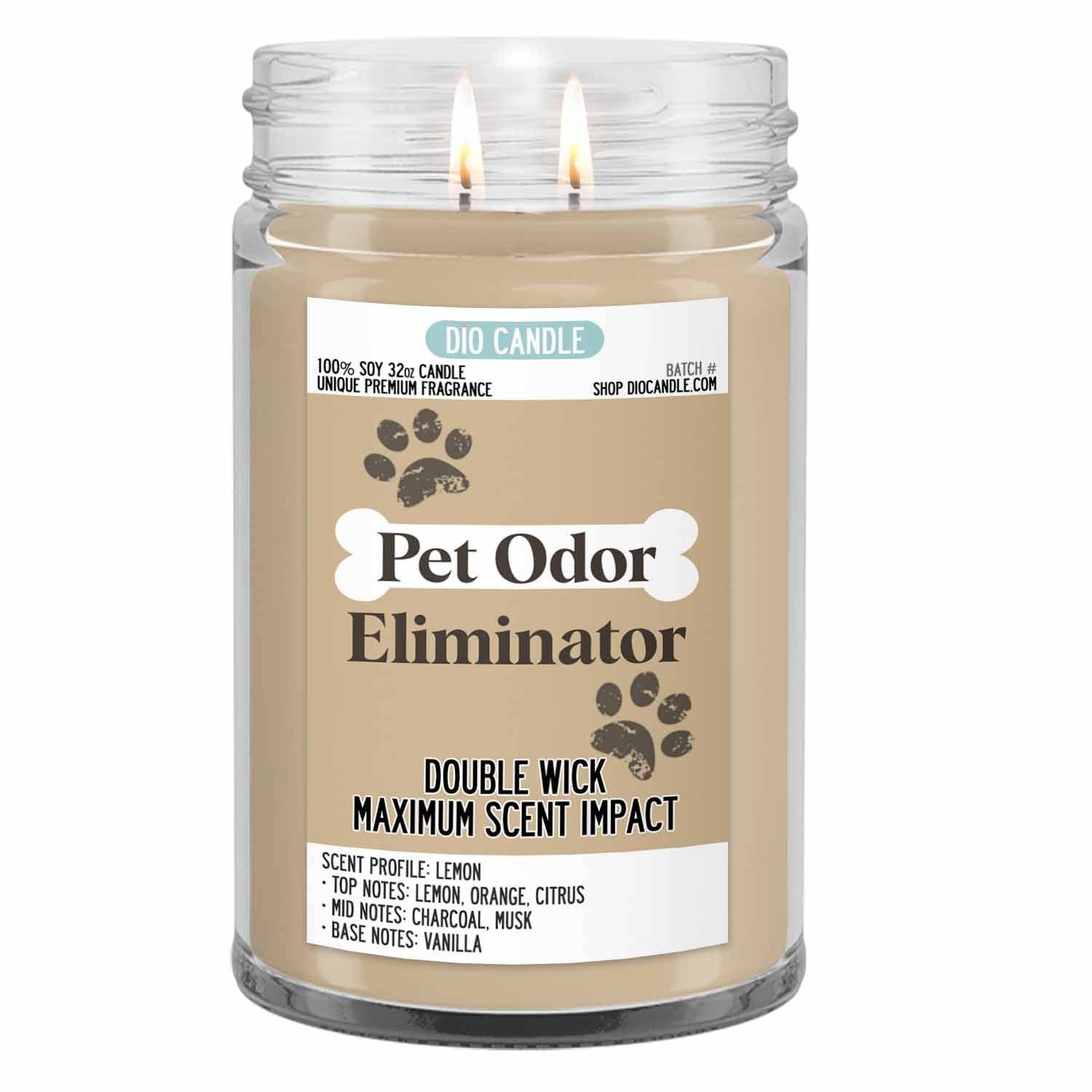 Dio Candle Company - Wholesale Jar/Filled Candle - Pet Odor Deodorizer Candle - Limited Qty Avail2
