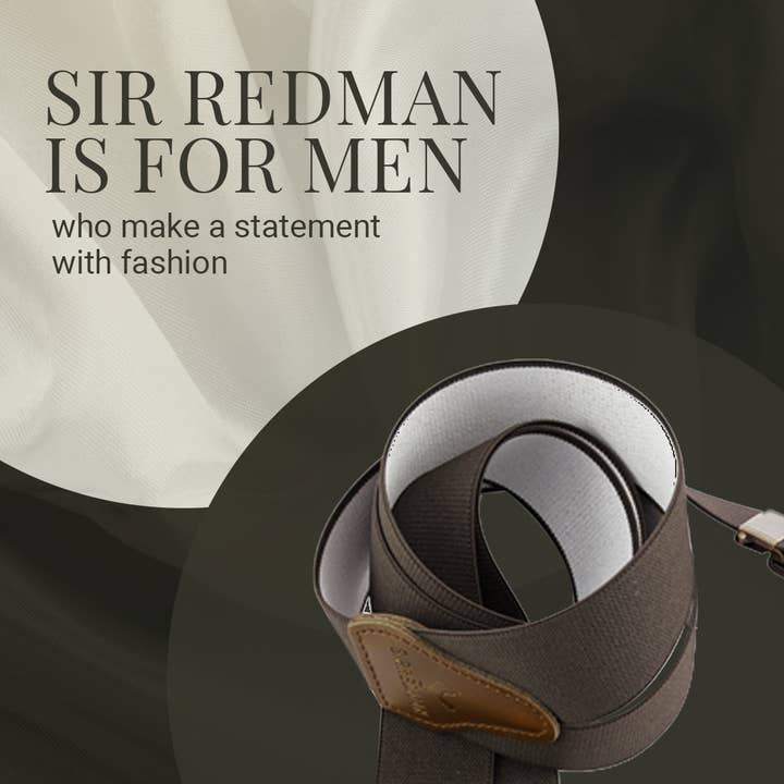 Sir Redman - Vendita all'ingrosso Bretelle - Uomo - Sir Redman Bretelle-Set 2 -3 Clip Forti-Tortora4