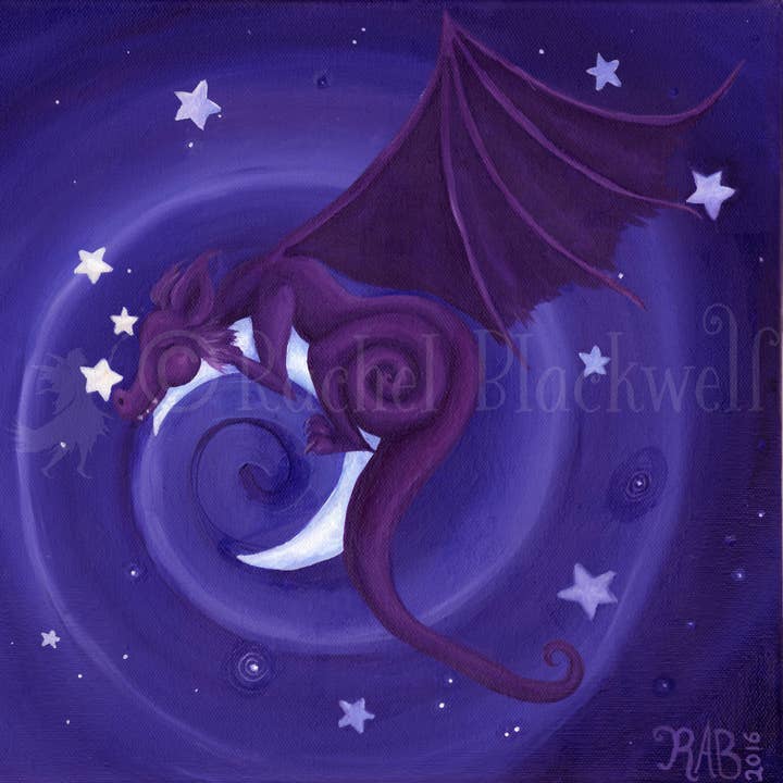 Månsovare - Liten Giclée för wholesale av Ethereal Earth