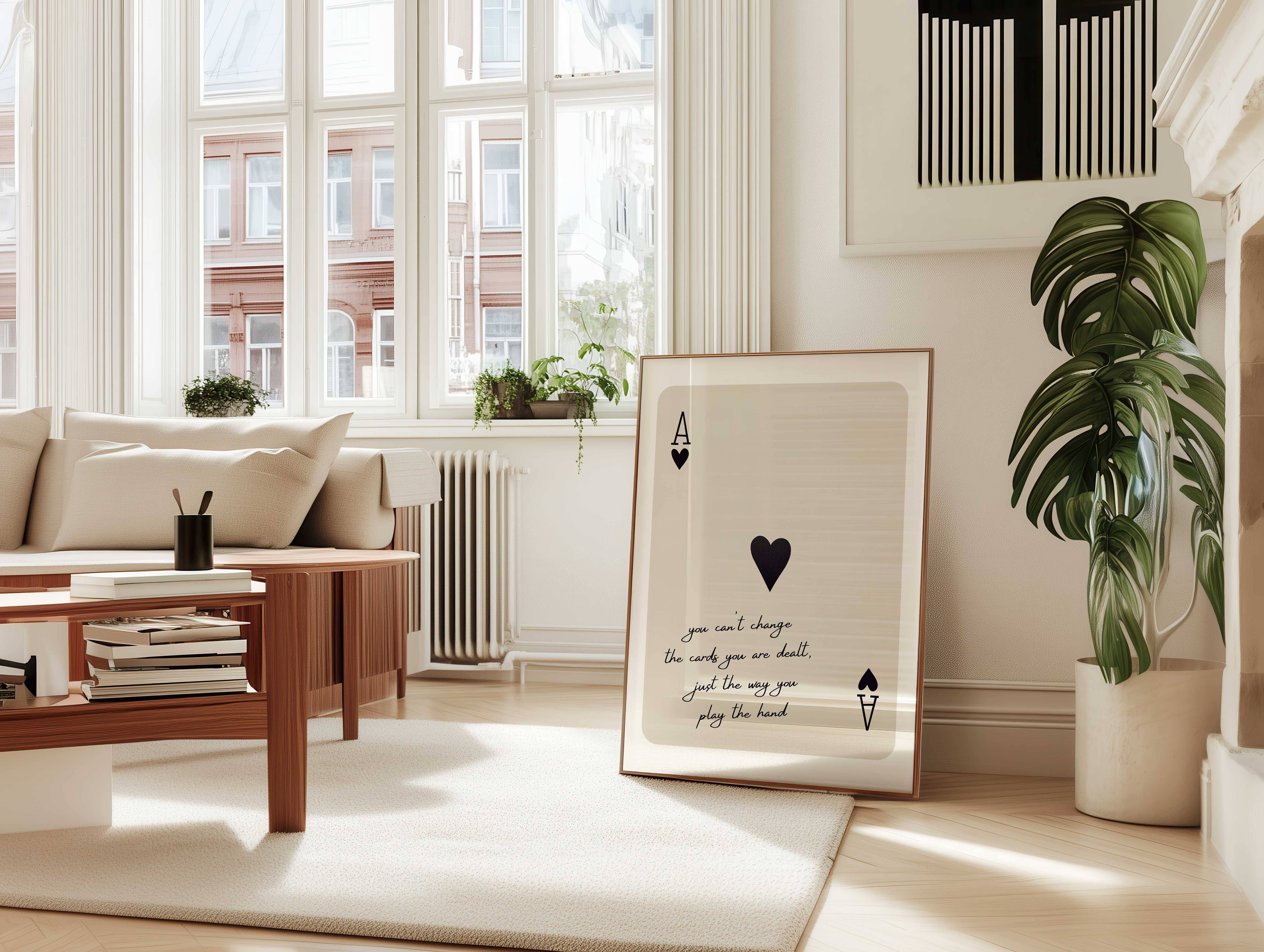 D'LUXE PRINTS - Wholesale Poster - The Cards You Are Dealt Print1