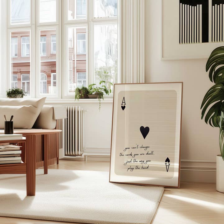 D'LUXE PRINTS – wholesale Poster – The Cards You Are Dealt Print1