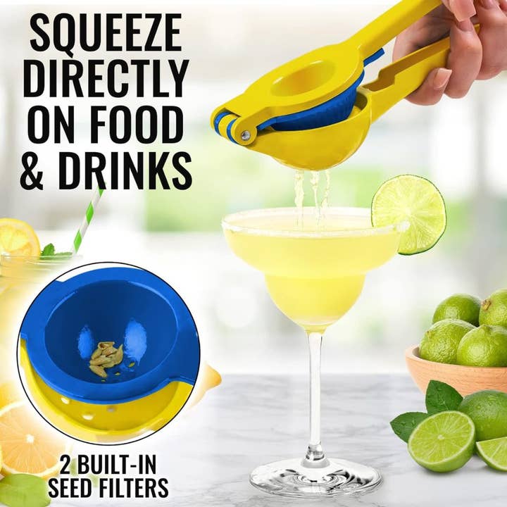 Zulay Kitchen - Wholesale Juicer - Metal 2-In-1 Lemon Lime Squeezer - Hand Juicer20