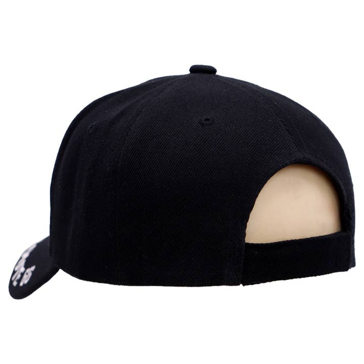 Cap Zone - Wholesale Baseball Cap - Unisex - Route 66 Cursive Logo Velcro Back Baseball Cap3