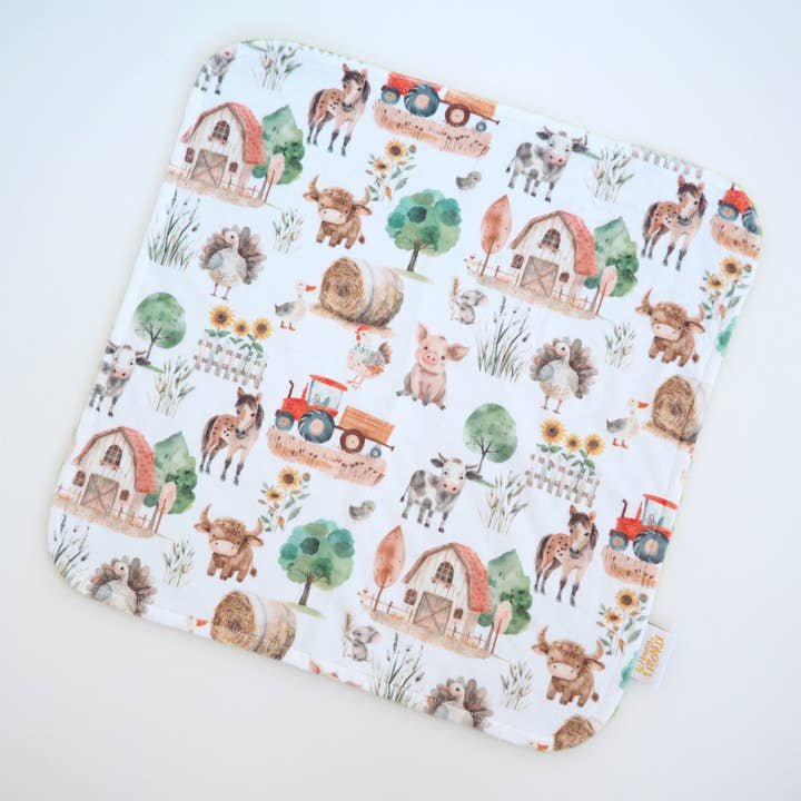 Honey Lemonade - Wholesale Security/Cuddle Blanket - Baby - Mini Minky - Farm Life