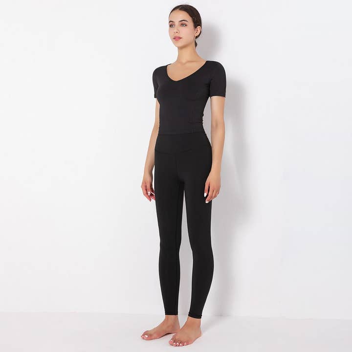 Active by Anna-Kaci - Wholesale Activewear Set - Women's - Side to Side Sculpting Set (two-piece set)6