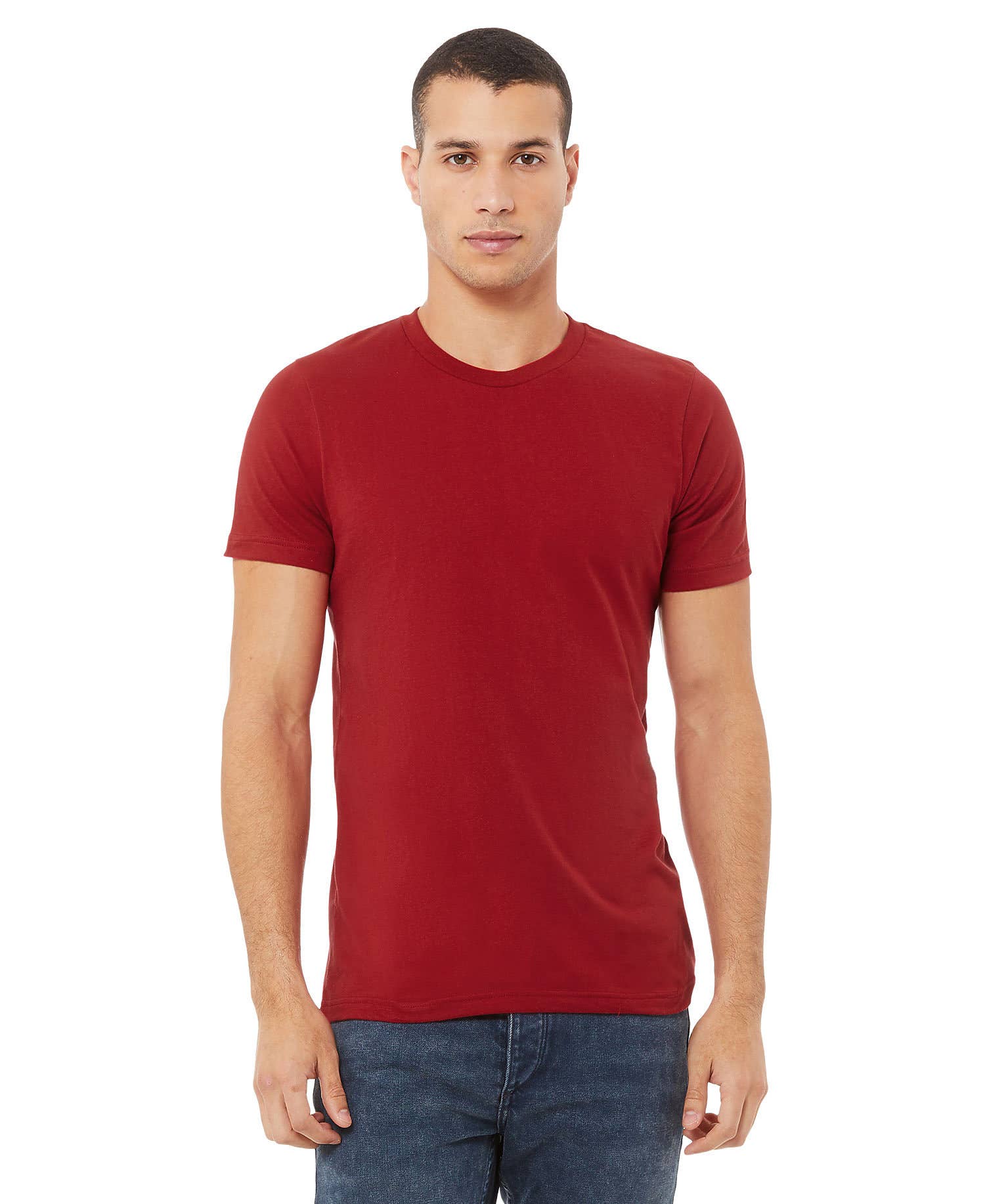 Print The Dream – Großhandel T-Shirt – Herren – Bella Canvas 3001 T-Shirt, unifarbene, weiche Unisex-Shirts7