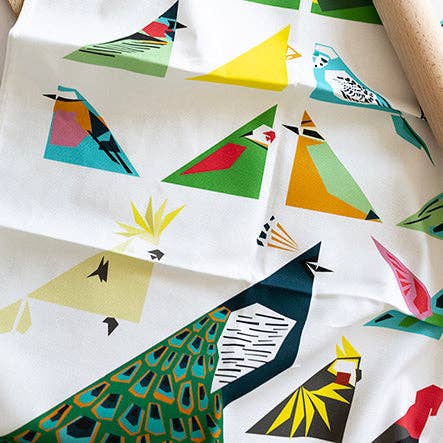 Birds Tea Towel - Tropical and other Purchase Wholesale roller towel. Free Returns & Net 60 Terms on Faire trending on Faire.