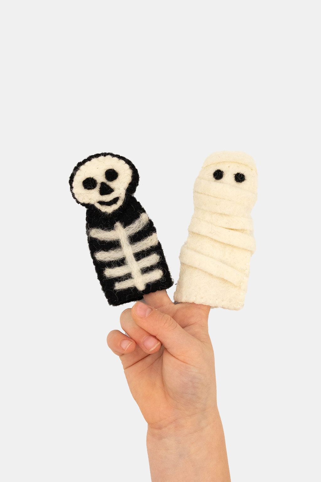 Nivas - Wholesale Finger Puppet - Kids & Baby - Finger Puppet - Ghost & Mummy Set (Halloween) 0