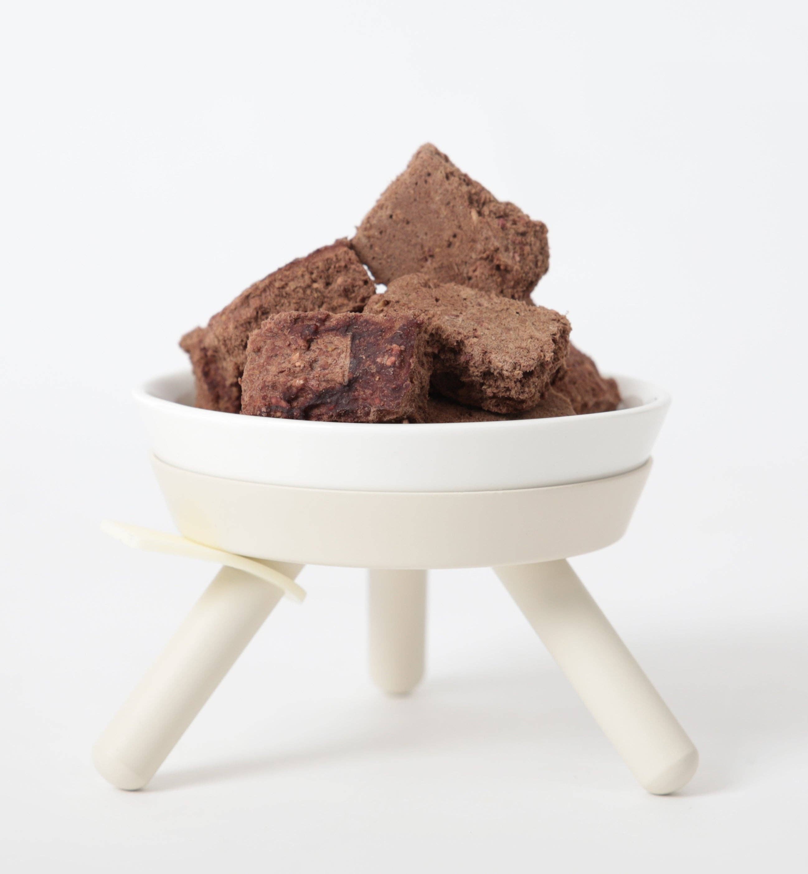 Pets So Good - Wholesale Pet Bowl - Cat/Dog - Oreo Elevated Pet Feeder Table . White . Short1