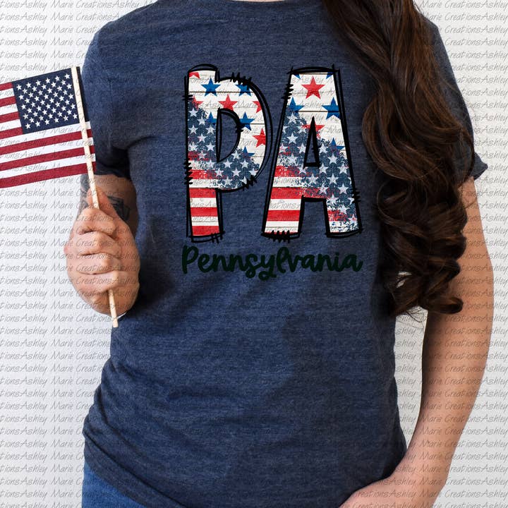 PA, Pennsylvania voor wholesale door Ashley Marie Creations