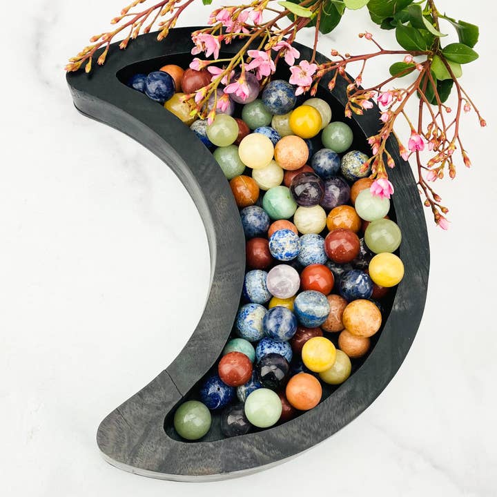 Rock Paradise - Wholesale Spiritual Stone/Crystal - Crystal Chakra Sphere Set (RK9B14)