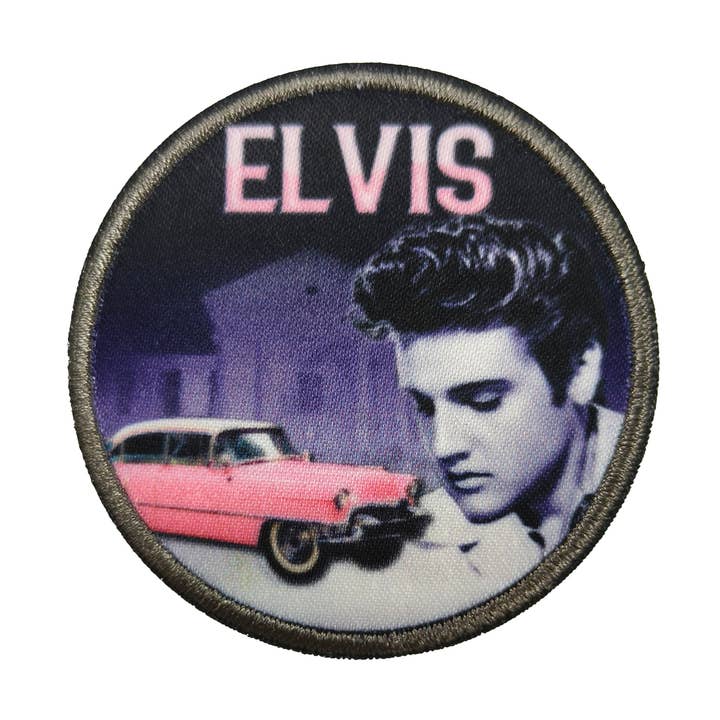 Elvis Patch - Pink Caddy for wholesale by MID-SOUTH PRODUCTS