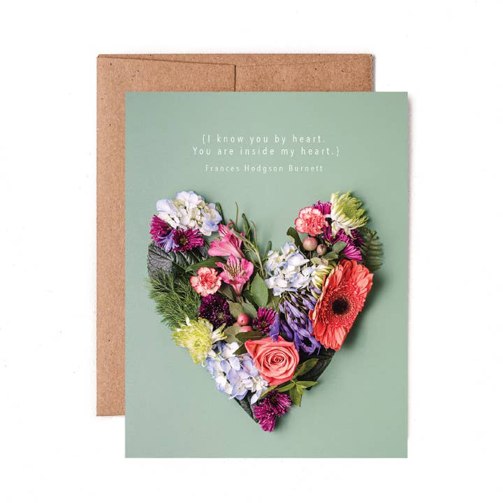 By Heart Greeting Card por atacado de The Pen + Piper