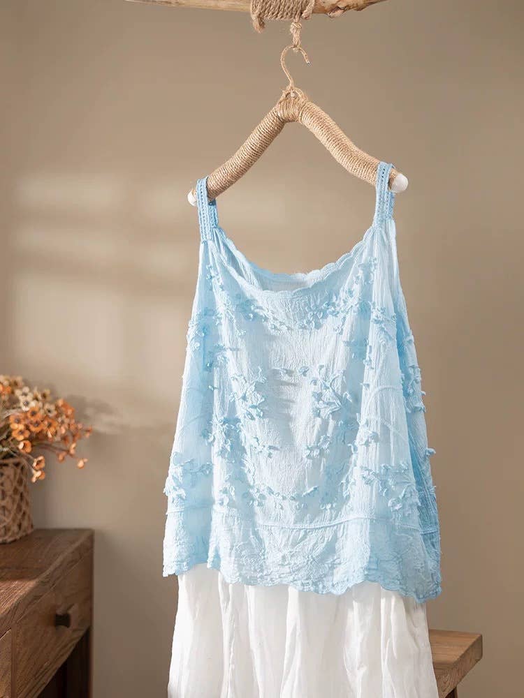 Hope & Sunshine - Wholesale Camisole - Dames - Kanten Geborduurde Jacquard Camisole0