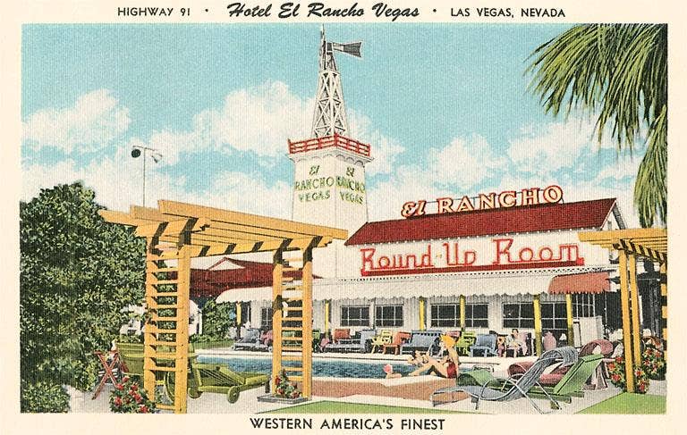 Found Image Press - Wholesale Sticker - Sticker NV-256 Hotel El Rancho Vegas0