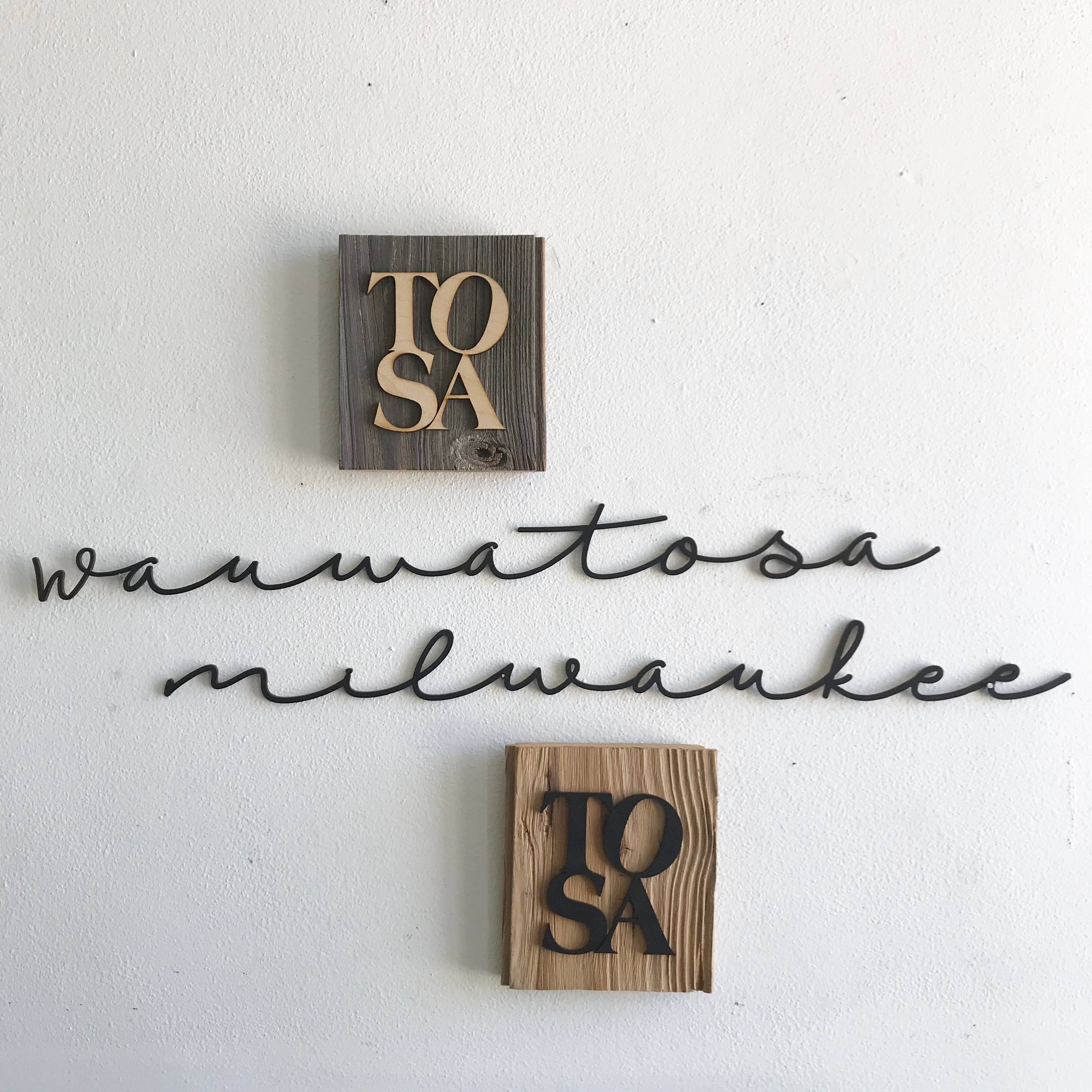 Makery Maven Co. - Wholesale Wall Accent - State Collection | Lasercut Script Locale Wall Art4