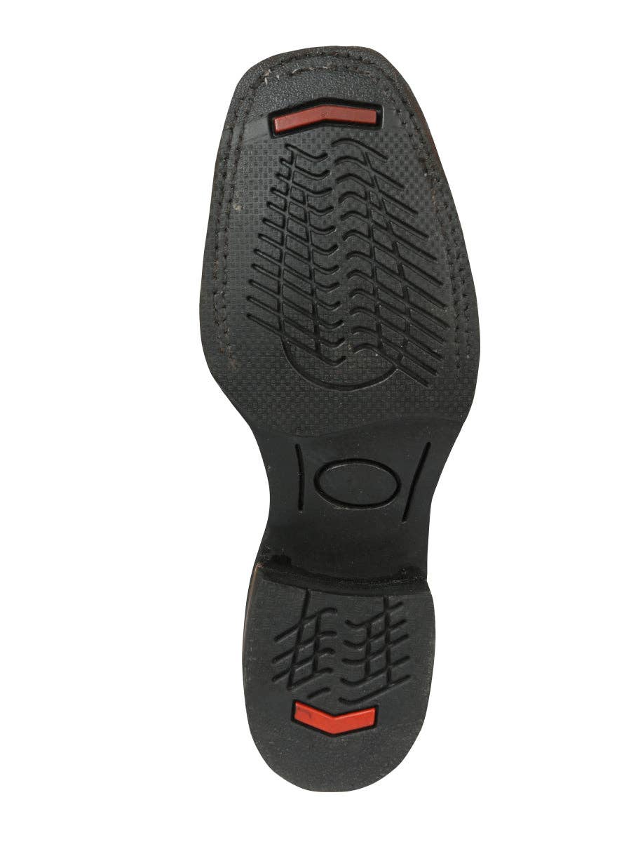 El General Western Wear – Großhandel Cowboystiefel – Herren – El General Rodeo-Stiefel – Crazy Wine mit Stickerei 406675