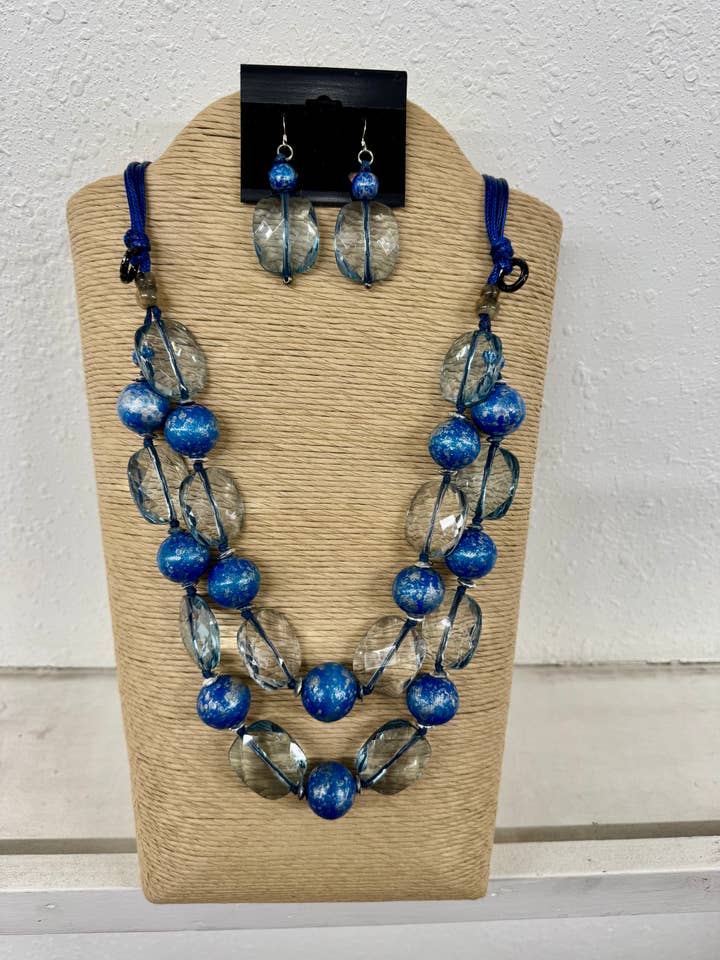 4 STRANDS BLUE ADJUSTABLE WAX CORD WITH 2 STRANDS ROUND BLUE for wholesale by International Duru's