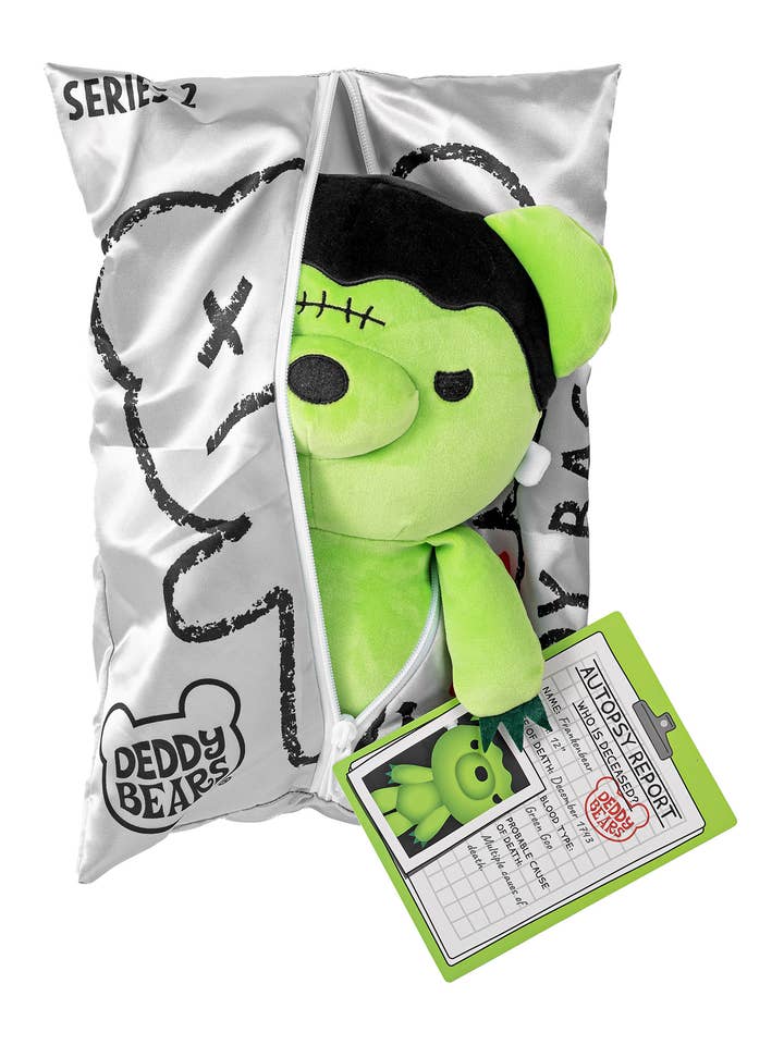 Deddy Bears 12" Plush Zipper Body Bag Assortment in Display for wholesale by License 2 Play Toys