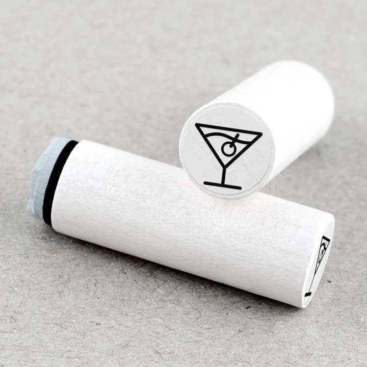 Bicchiere da martini con mini timbro per la vendita all'ingrosso da parte di Merry and Bright