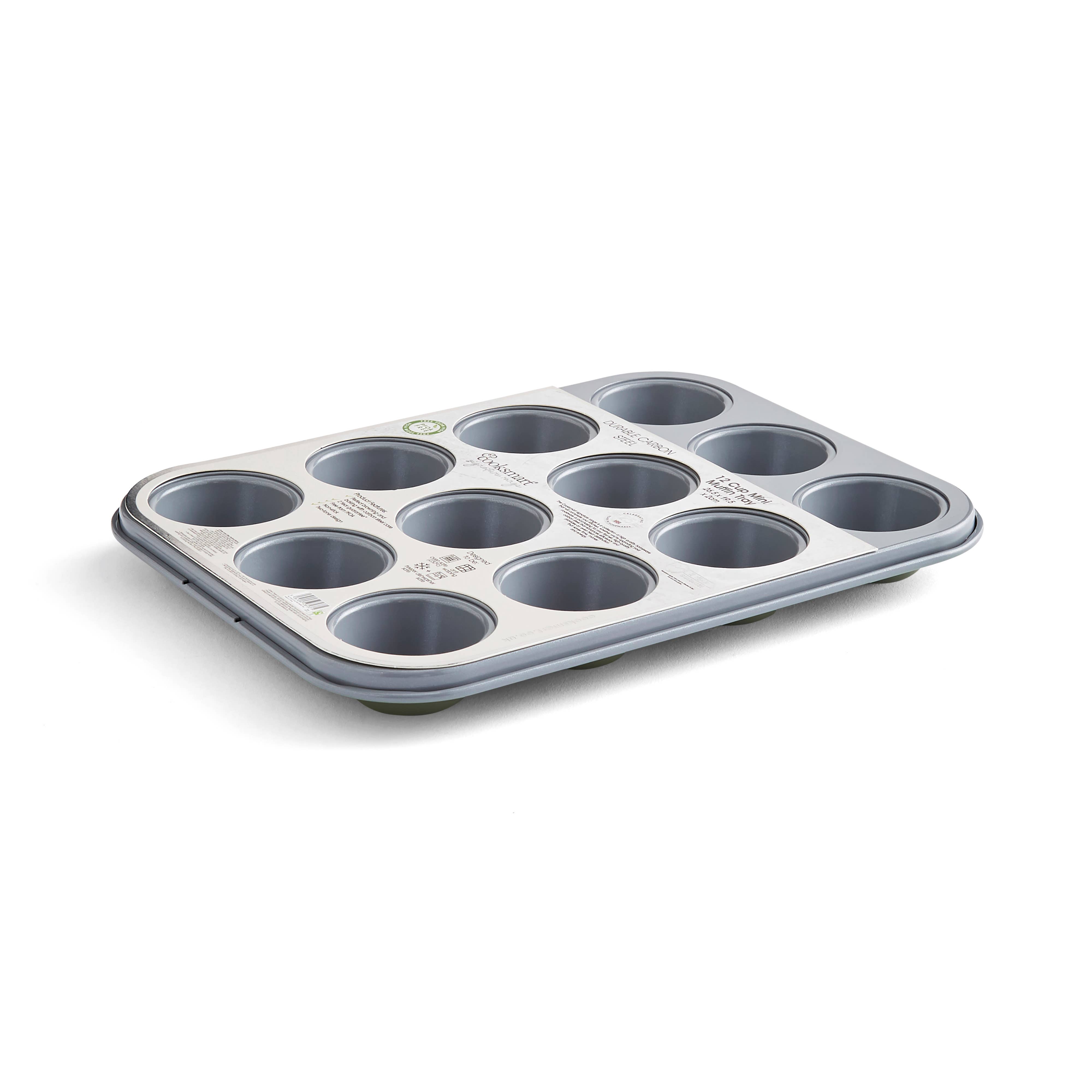 Cooksmart - Wholesale Cupcake/Muffin Pan - Two Tone 12 Cup Mini Muffin Tray1