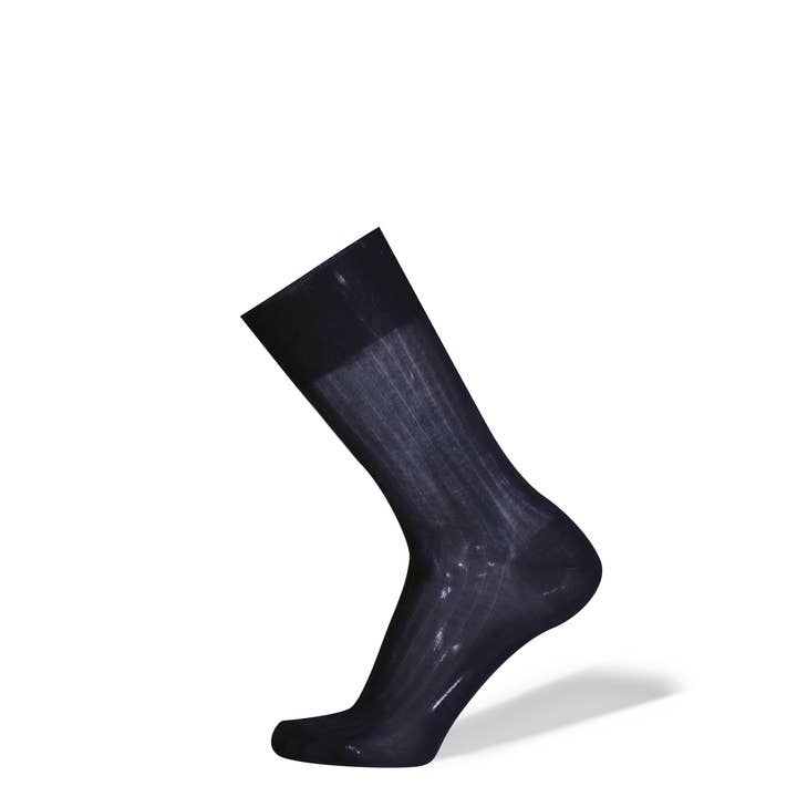 Ramses Men's Short Socks in Scottish Thread, ribbed. for wholesale by SANGIACOMO