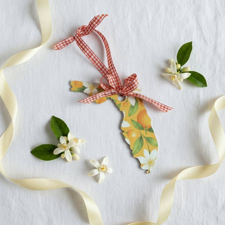 Florida Orange Blossom Ornament for wholesale by Gulf Kind