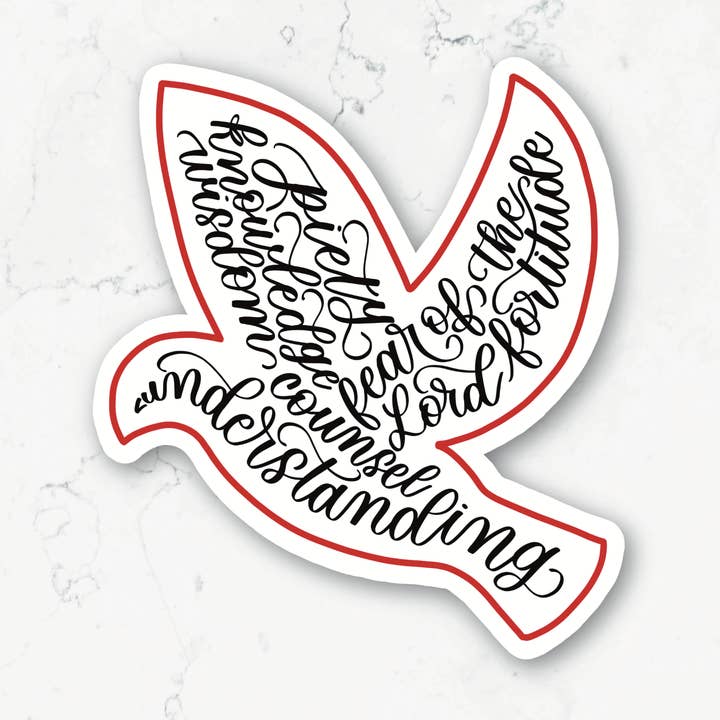 Gifts Of The Spirit Sticker for wholesale by Abiding Light Designs