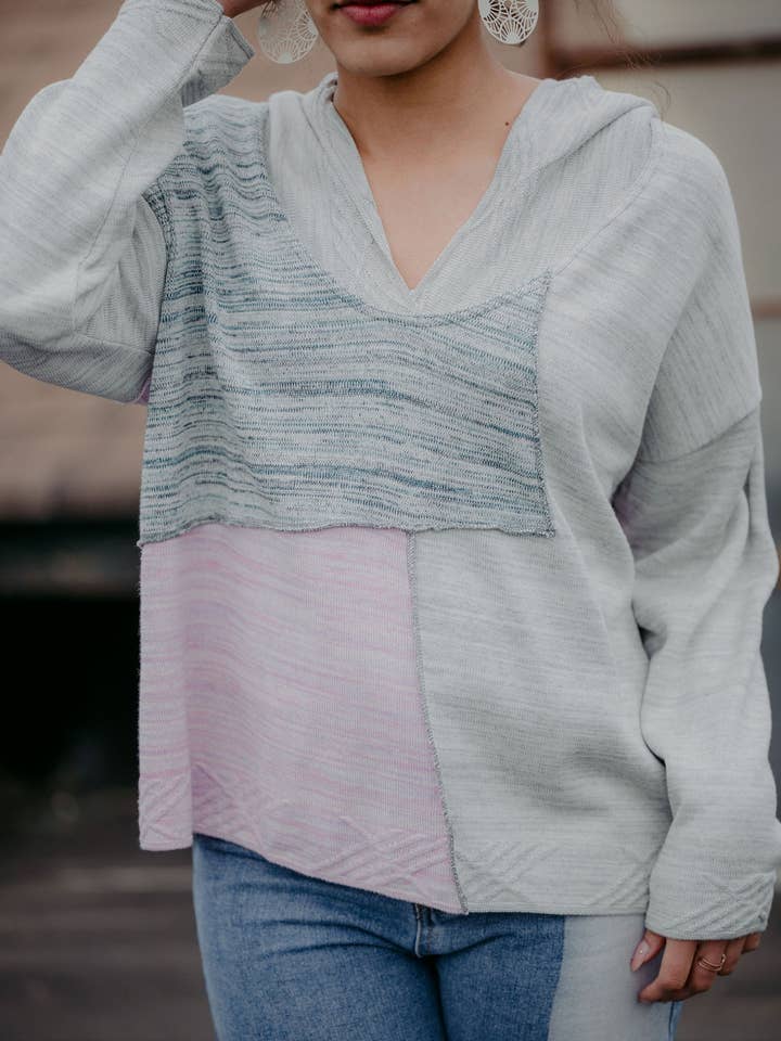 Garret Hoodie in Pink Fusion for wholesale by IWANCIW functional funware