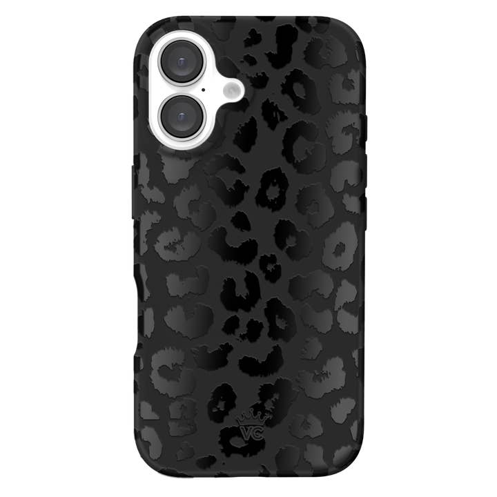iPhone 16 MagSafe Case - Black Leopard for wholesale by VELVET CAVIAR