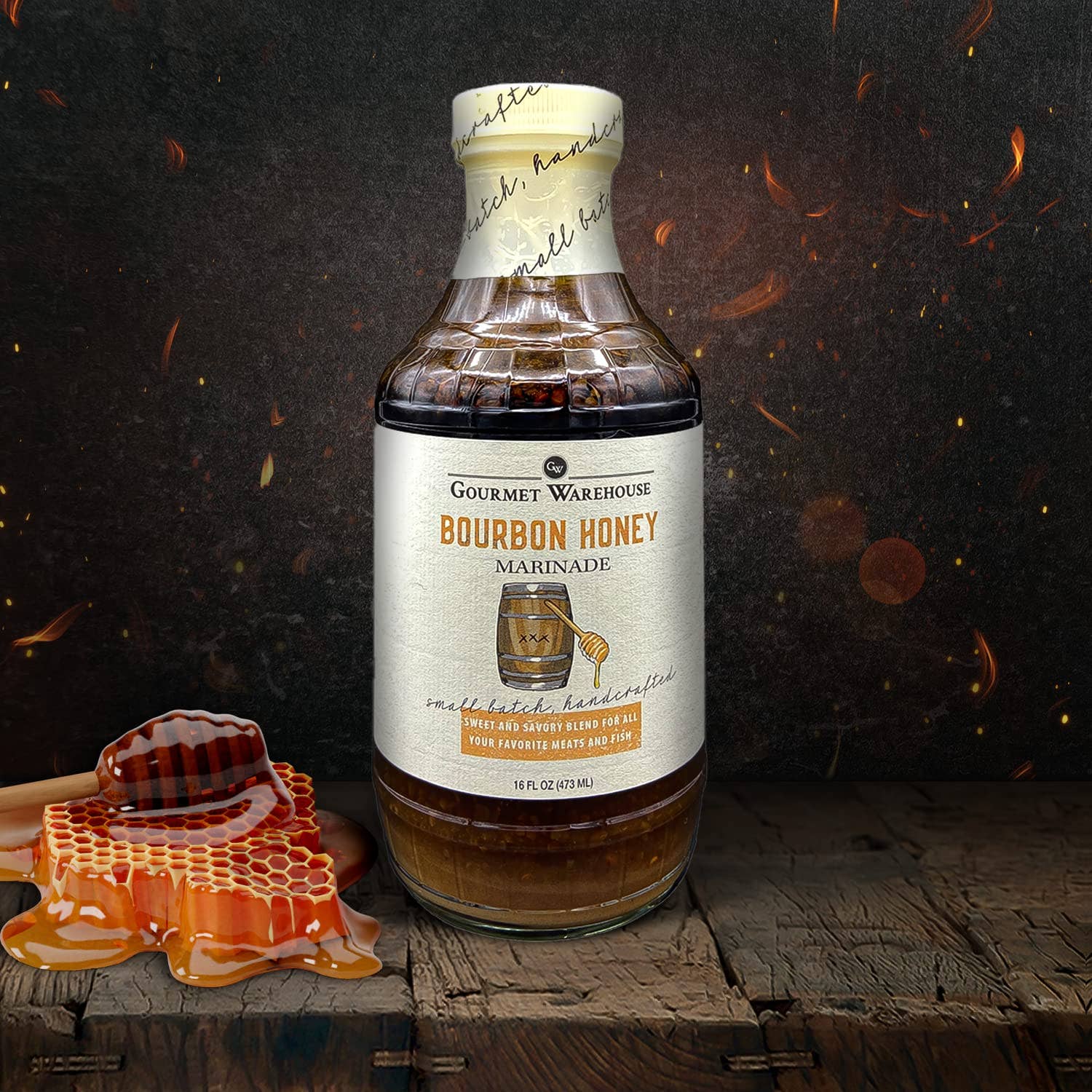 Gourmet Warehouse Brands - Wholesale Marinade - Gourmet Warehouse Bourbon Honey Marinade2