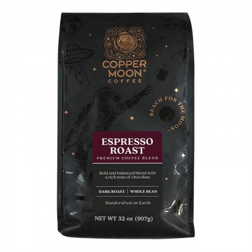 FIXTUREDISPLAYS - Wholesale Coffee Beans - Copper Moon Espresso Roast Whole Bean Coffee 2 lb. - 4/Pieces WS-110CMWBESPRO