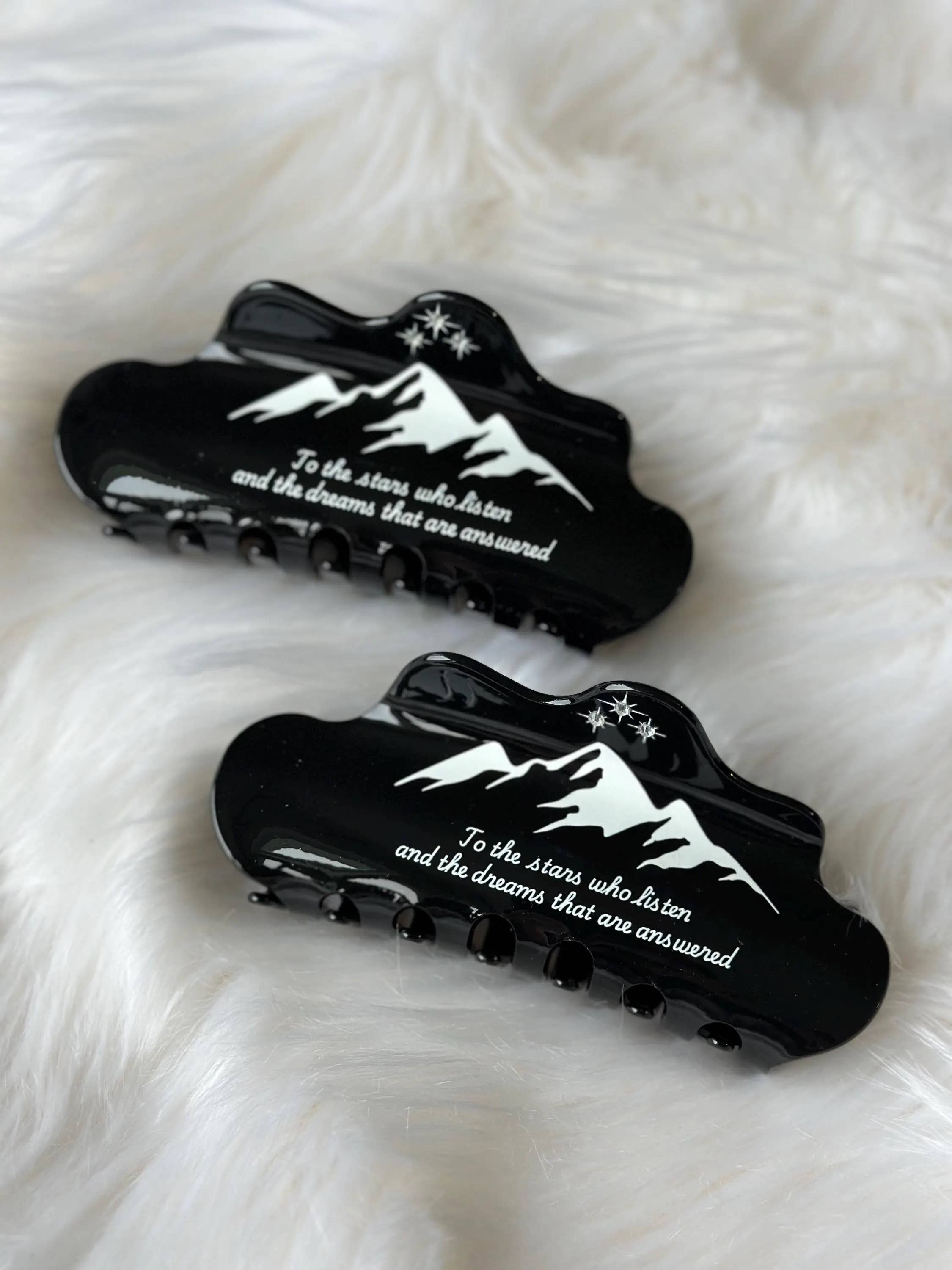 Two Little Acorns Designs - Vente Pince à cheveux – femme - Pince à cheveux ACOTAR, Pince à cheveux Velaris0