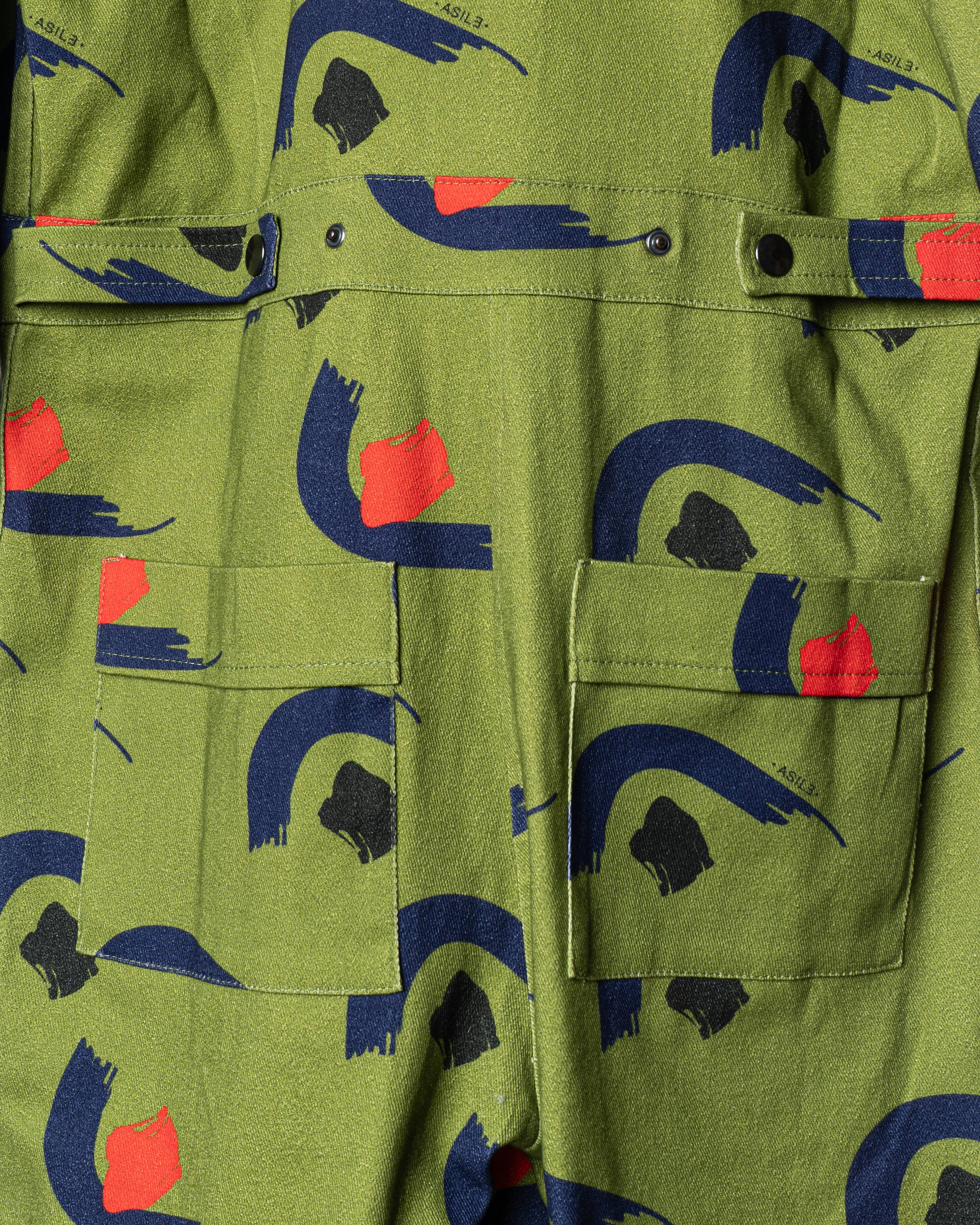 ASILE – Engroshandel Jumpsuit - Unisex – DRAKTEN Asile – Print Spicy Green7