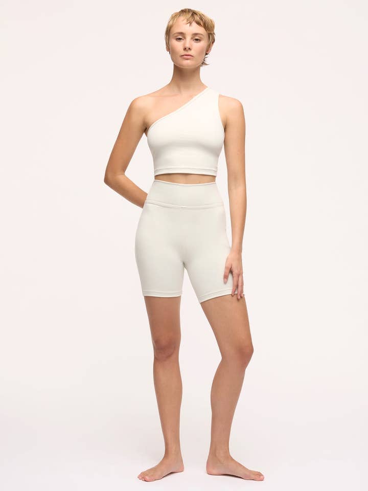 Elyse One Shoulder Top | Ivory for wholesale by BAYTHE